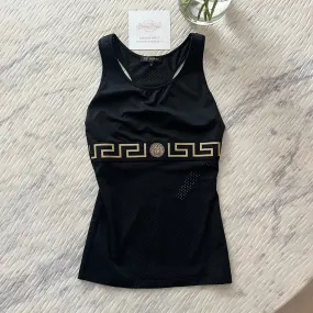 Versace Logo Mesh Tank