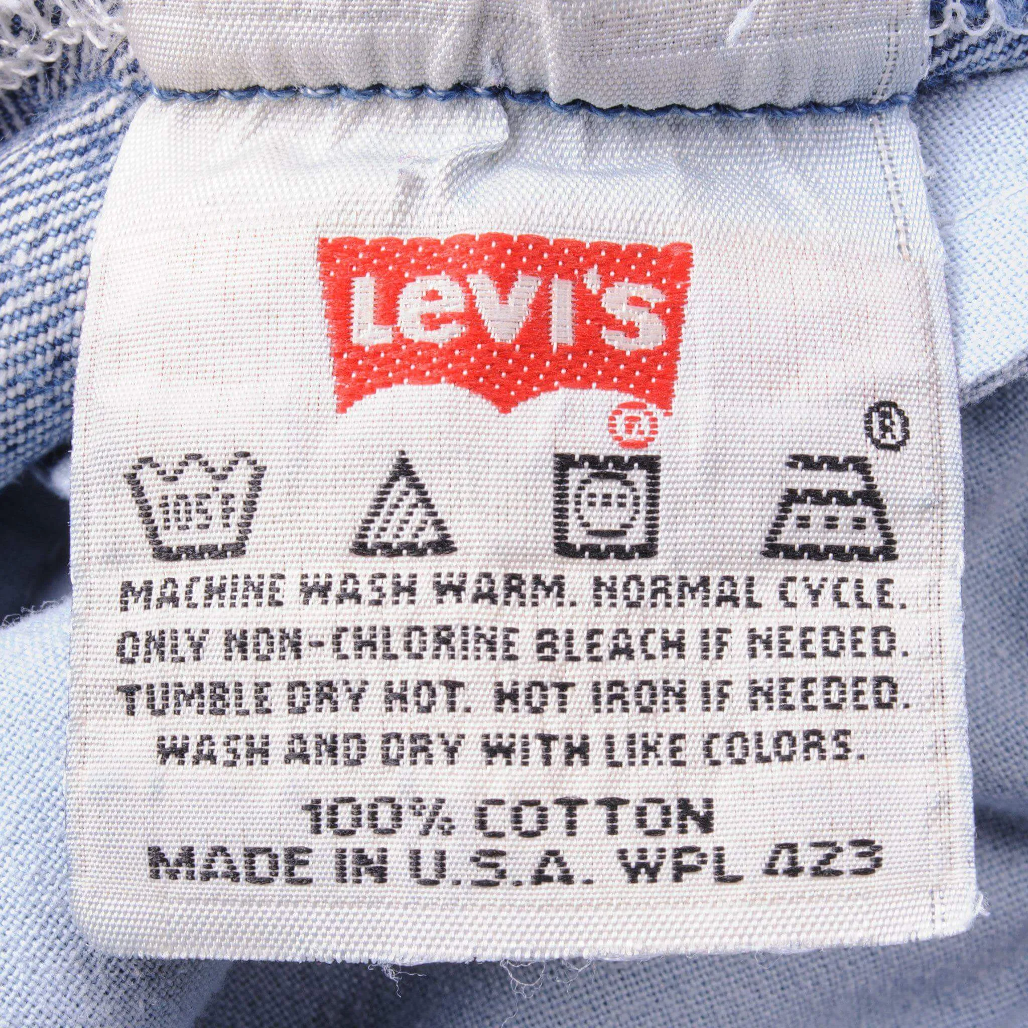 VINTAGE LEVIS 501 JEANS INDIGO 90S SIZE W28 L31 MADE IN USA