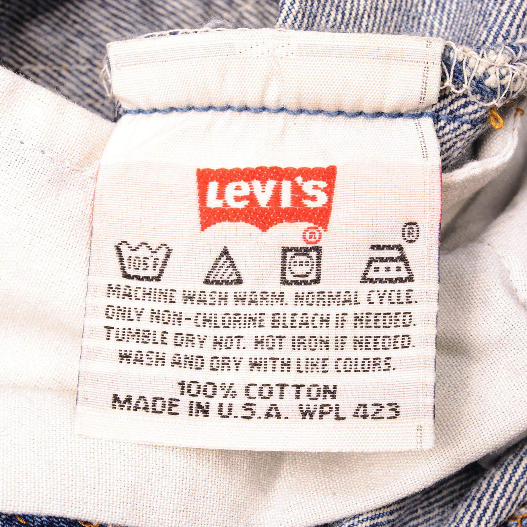 VINTAGE LEVIS 501 JEANS INDIGO 90s WOMAN SIZE W28 L30 MADE IN USA