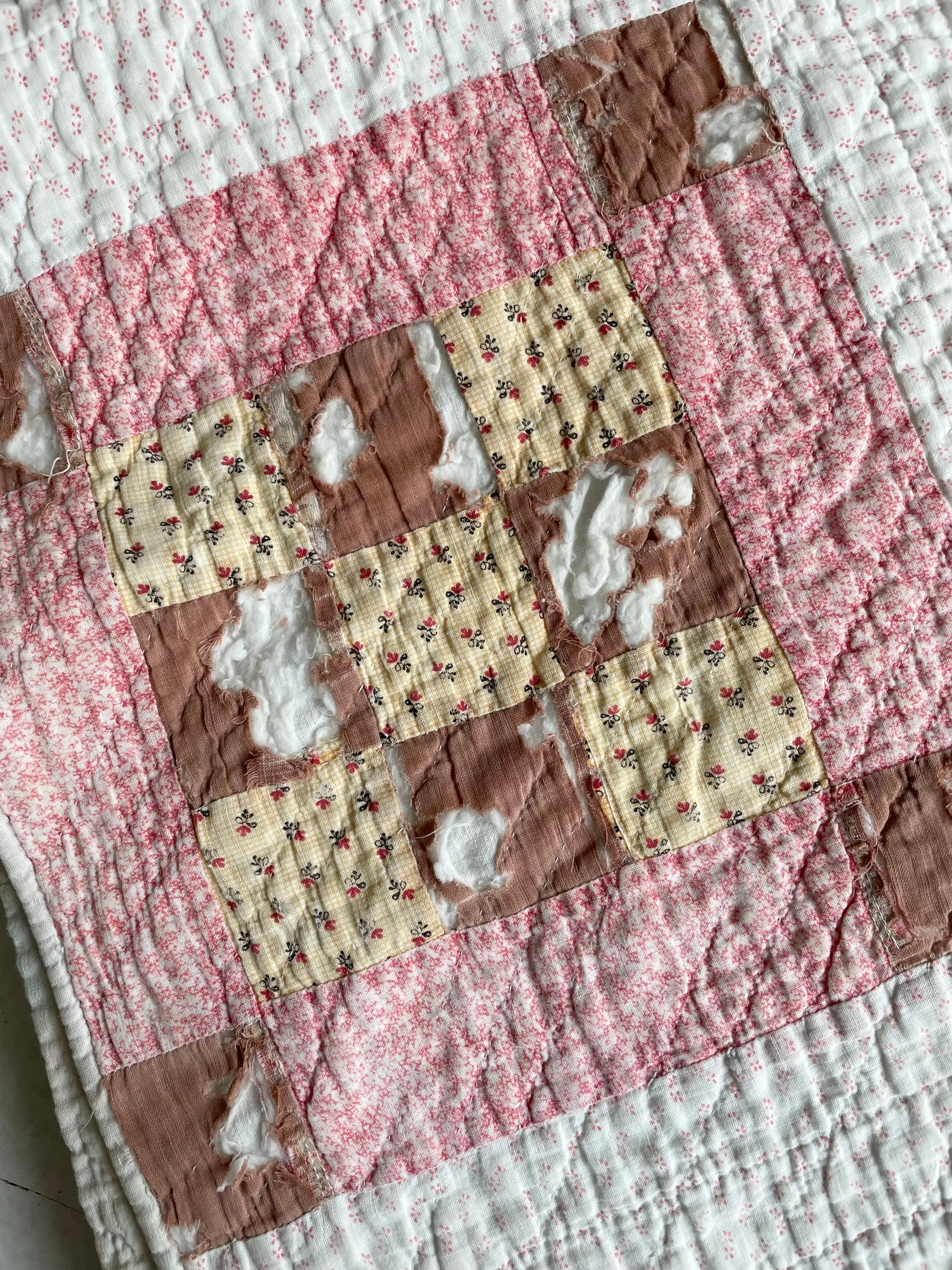 Vintage Nine Patch Quilt