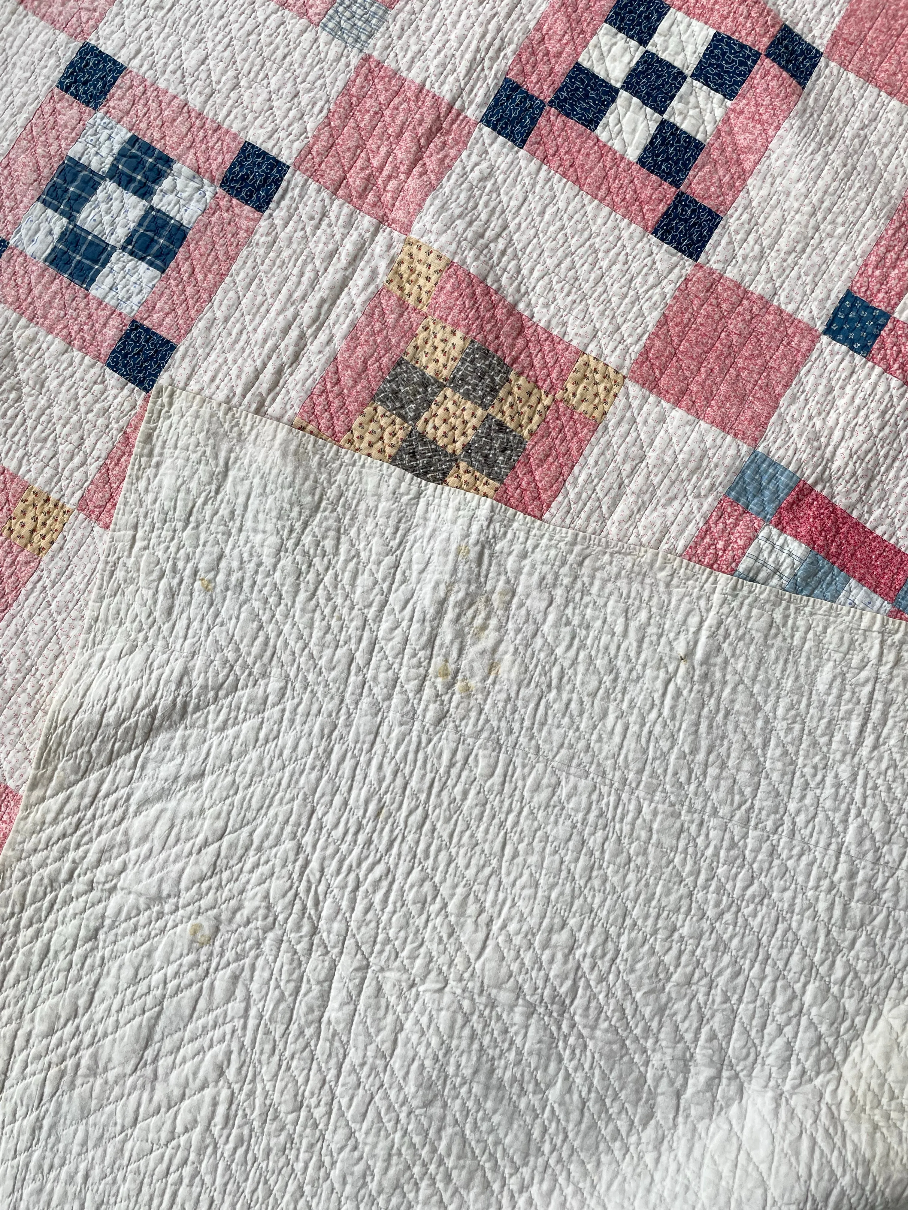 Vintage Nine Patch Quilt