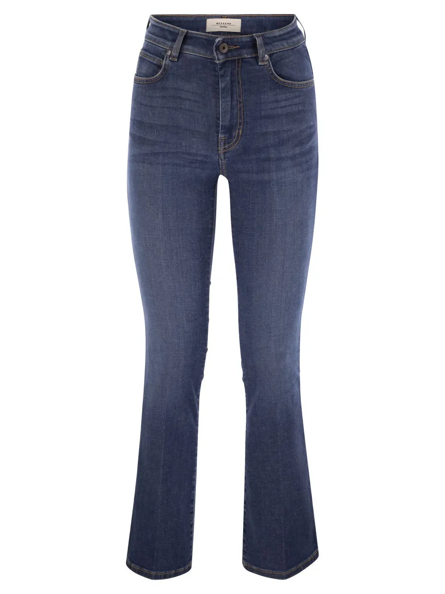 Weekend Max Mara    Weekend Max Mara Rapallo Jeans Cropped In Denim Comfort