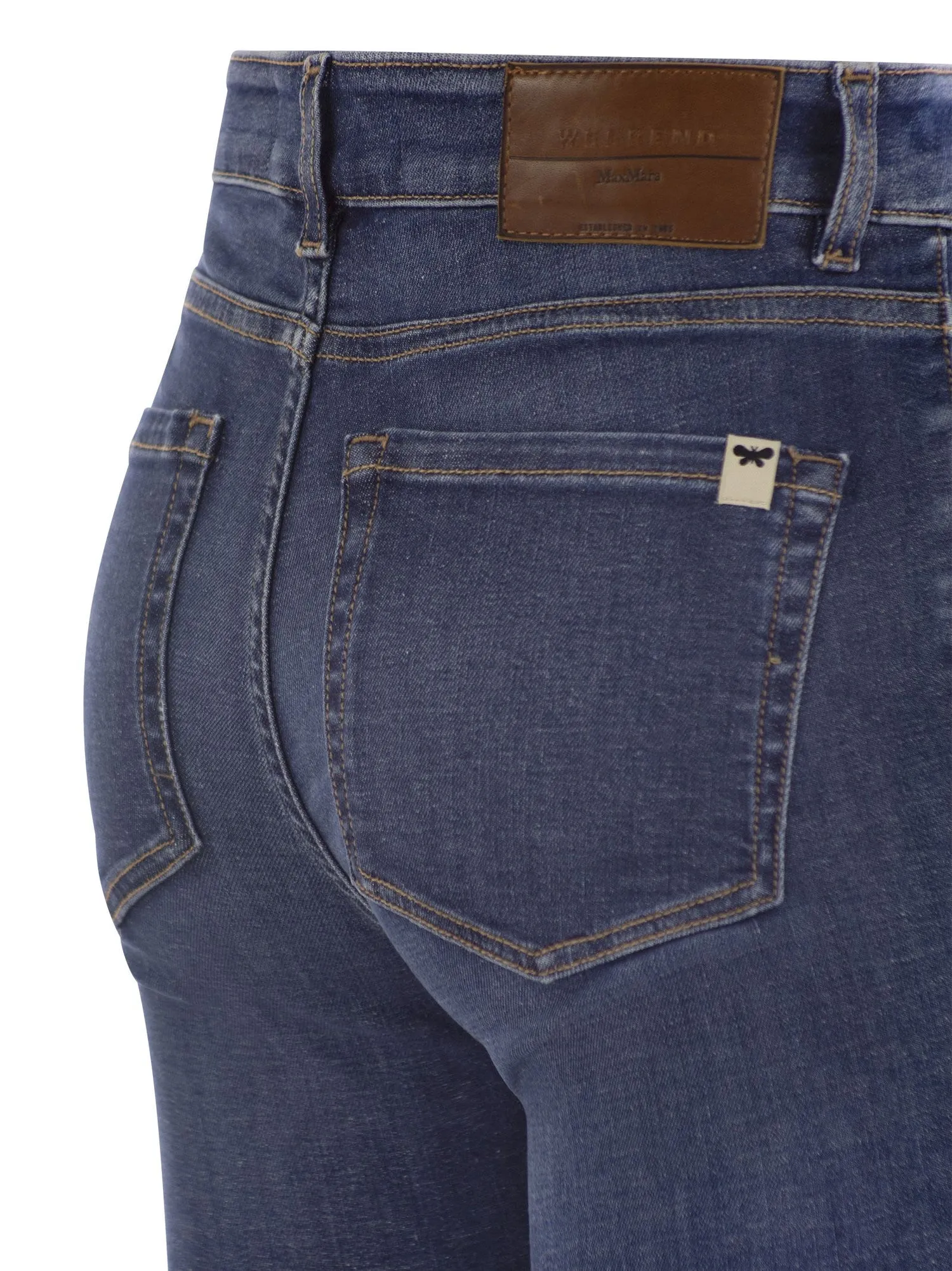 Weekend Max Mara    Weekend Max Mara Rapallo Jeans Cropped In Denim Comfort