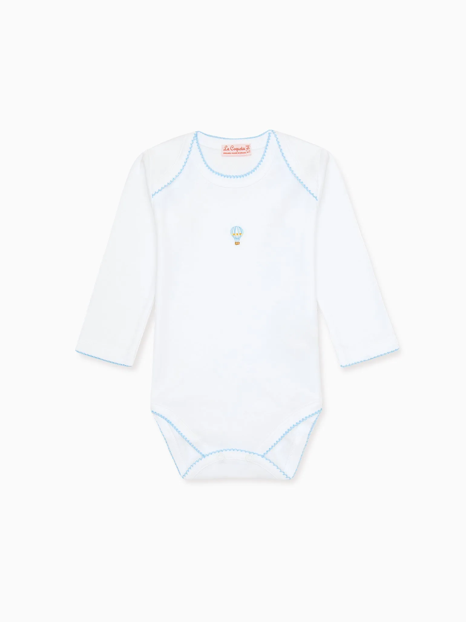 White Globo Balloon Baby Body Vest