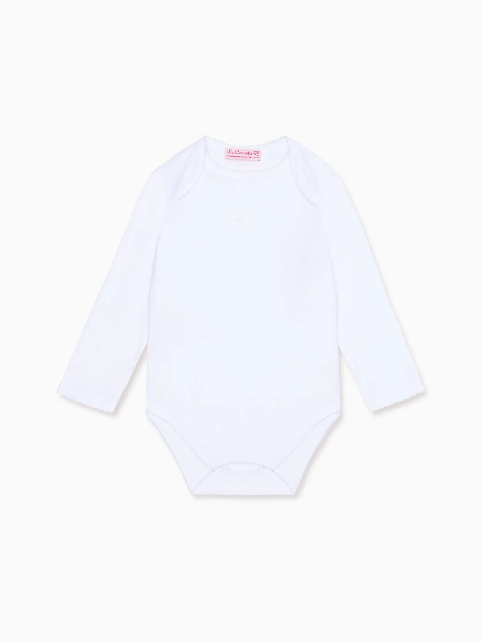 White Lonza Baby Body Vest