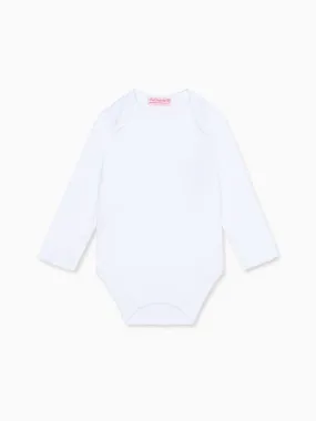 White Lonza Baby Body Vest