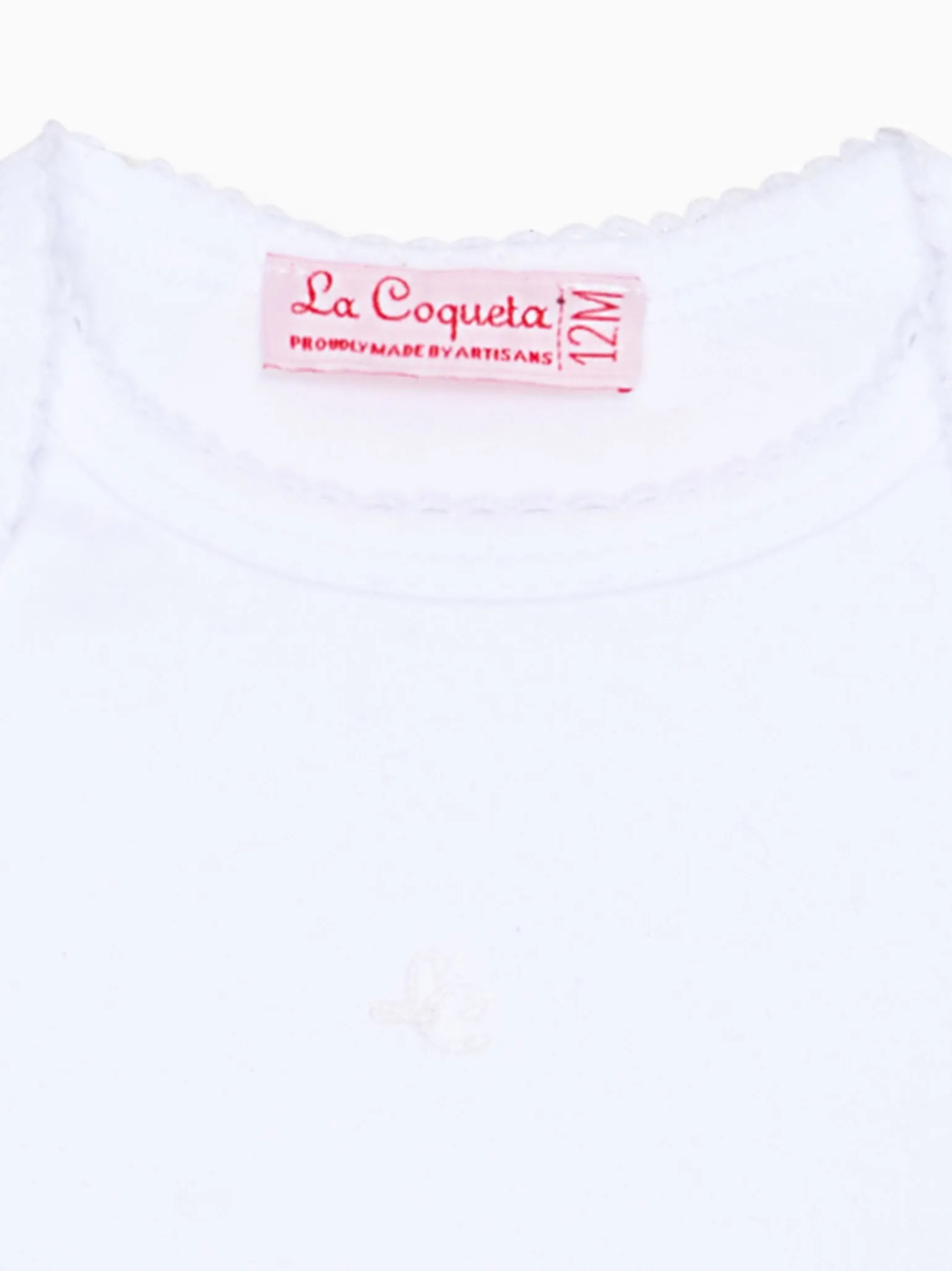 White Lonza Baby Body Vest