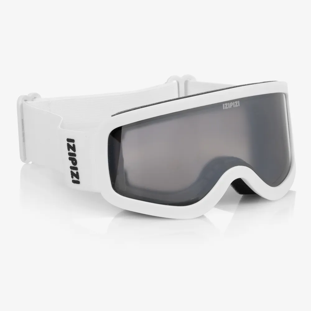 White Ski Goggles