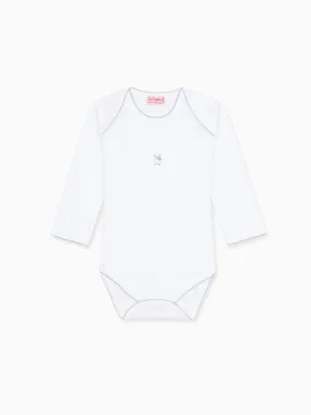 White Victoria Sheep Baby Body Vest