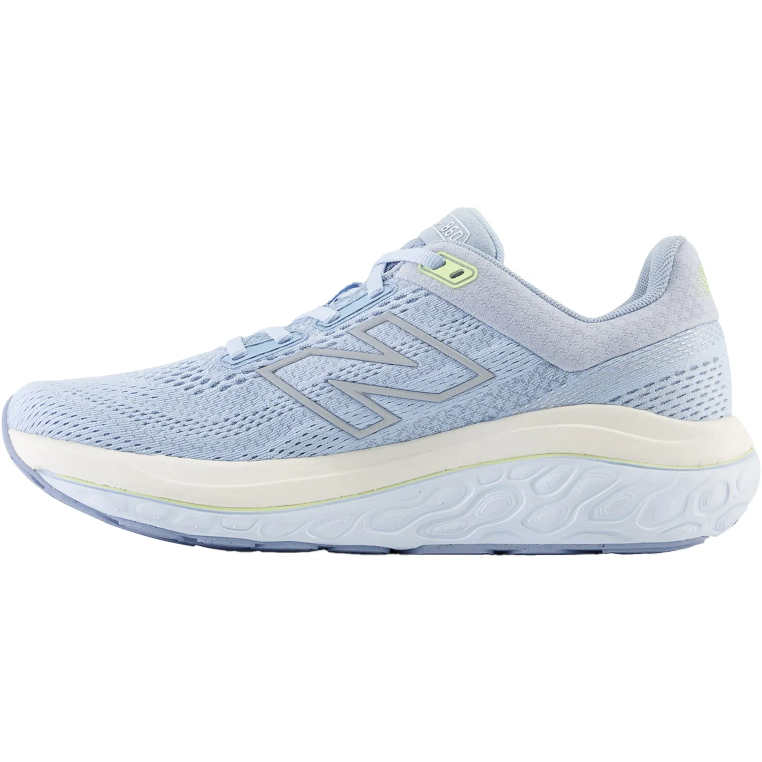 Women's New Balance Fresh Foam X W860D14 Light Chrome Blue/Limelight Mesh