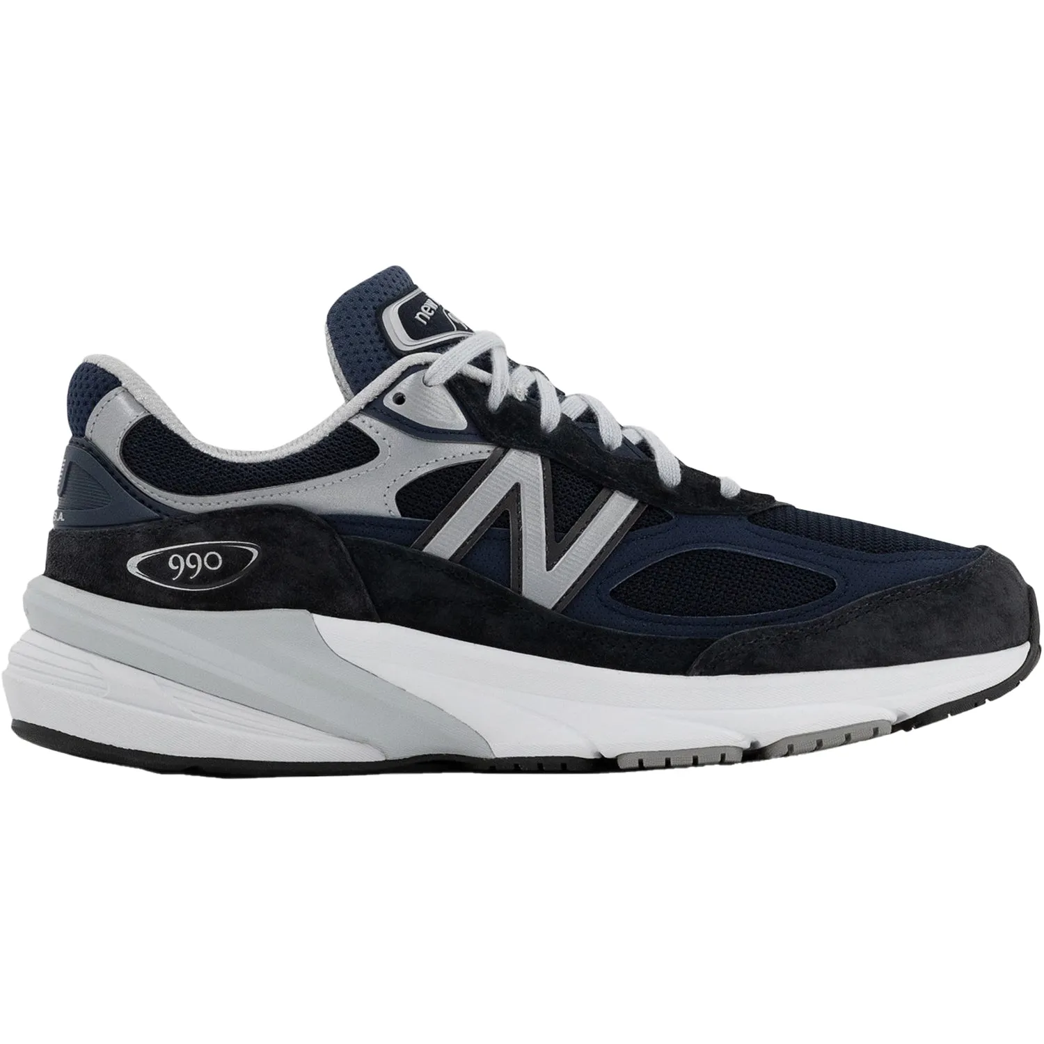 Women's New Balance W990NV6 Navy/White Mesh