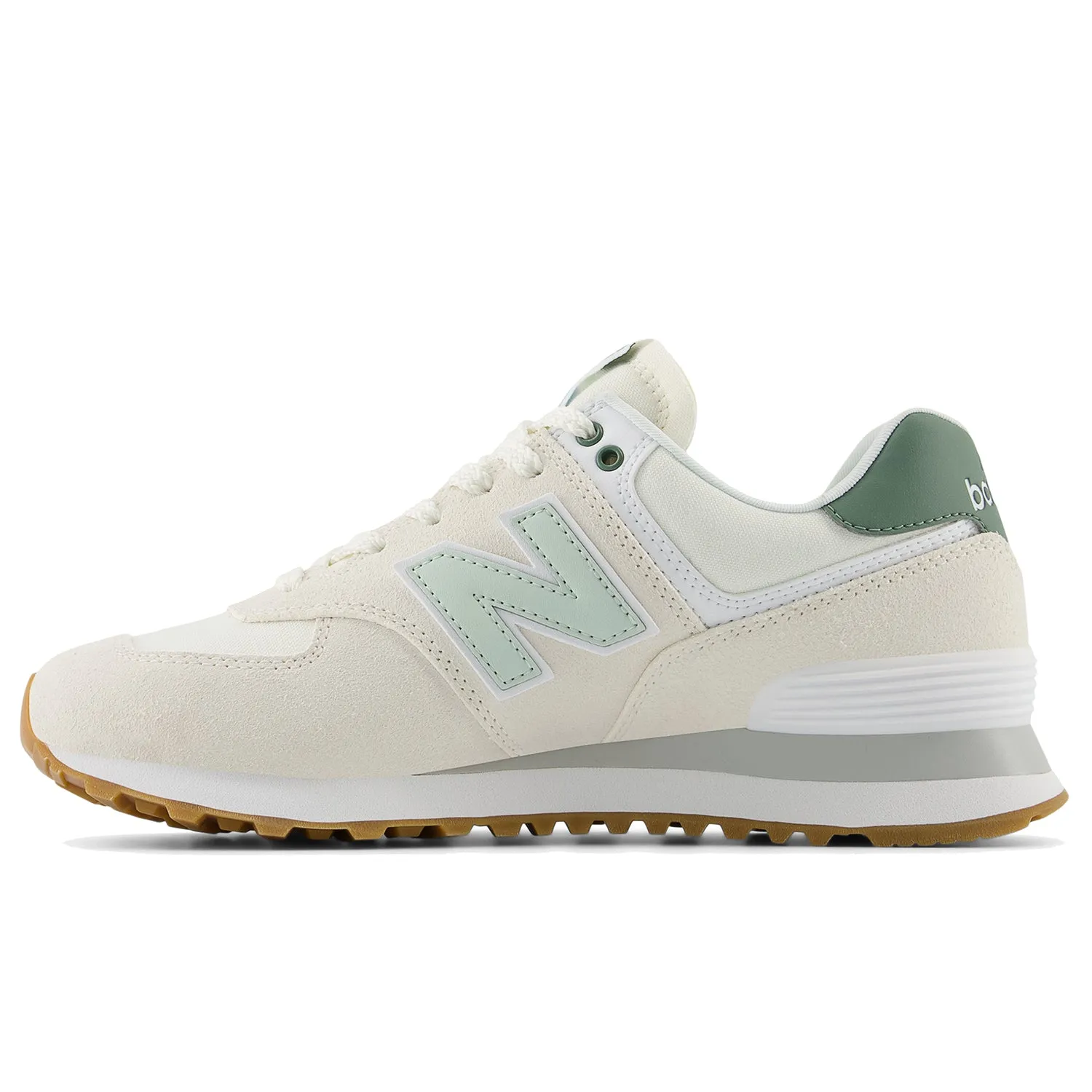 Women's New Balance WL574CGR Sea Salt/New Spruce