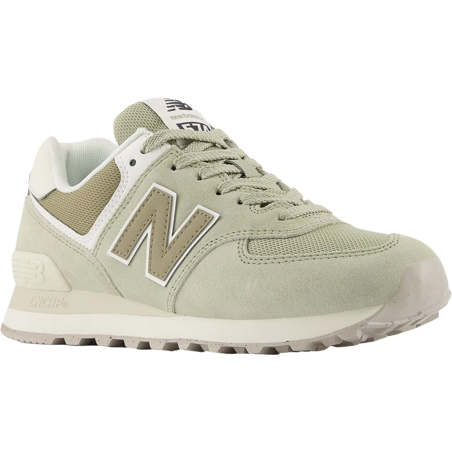 Women's New Balance WL574DP2 Olivine/Dark Stoneware/Turtledove Suede