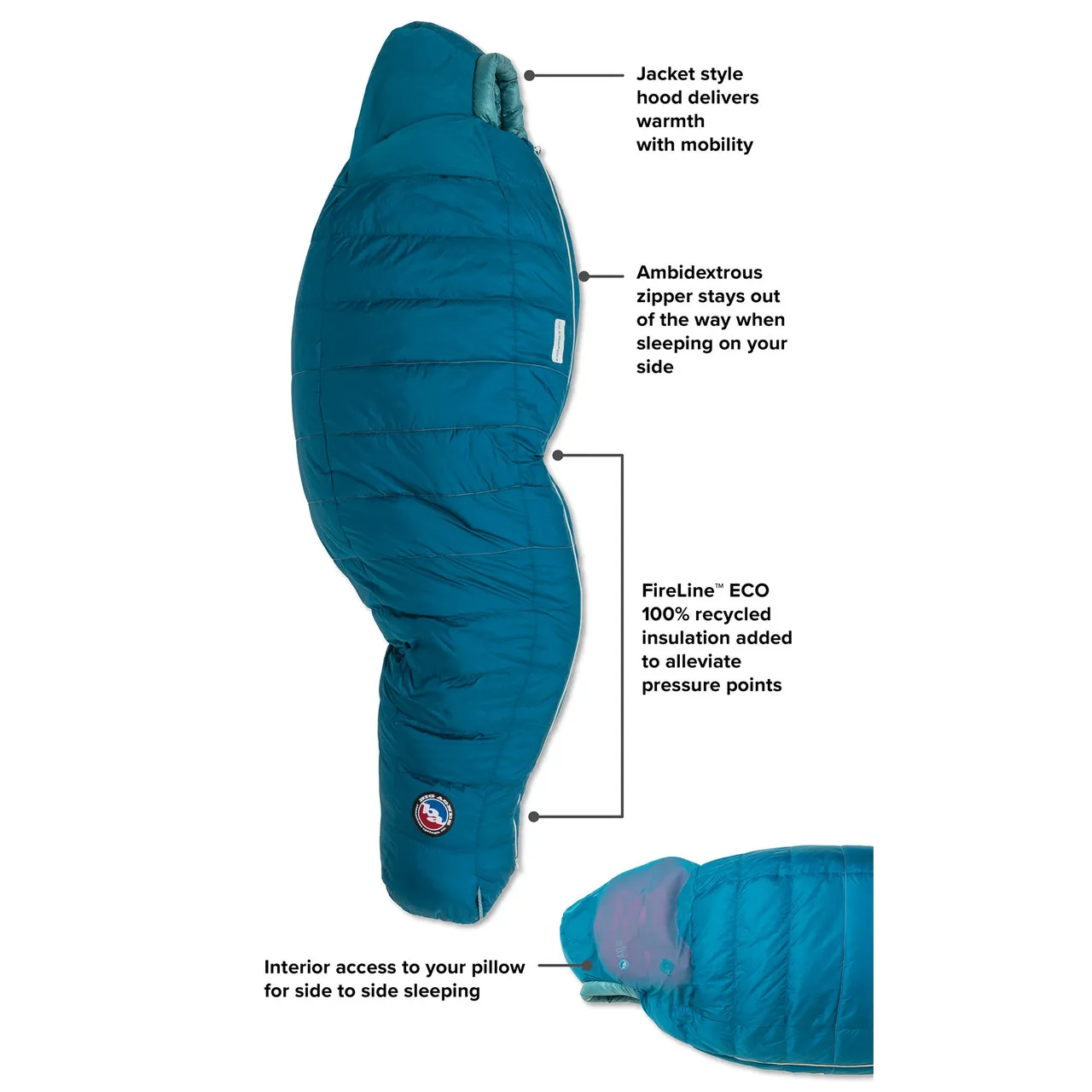 Womens Sidewinder SL 35 Down Sleeping Bag