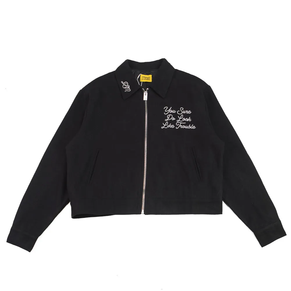 Wool Trouble Jacket (Black)