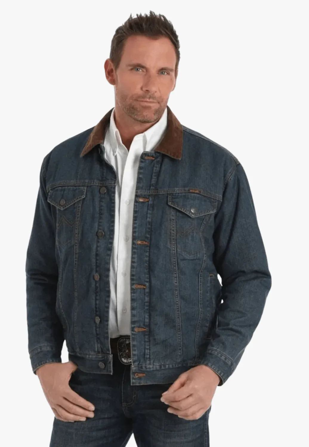 Wrangler Mens Blanket Line Denim Jacket