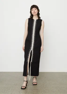 Wynn Hamlyn -  Macrame Panel Dress - Dress