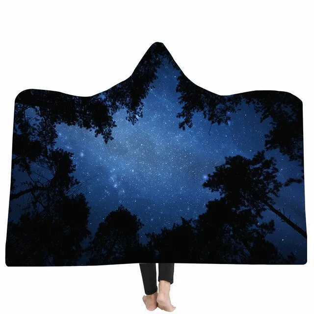 Yoga mat Hooded Blanket